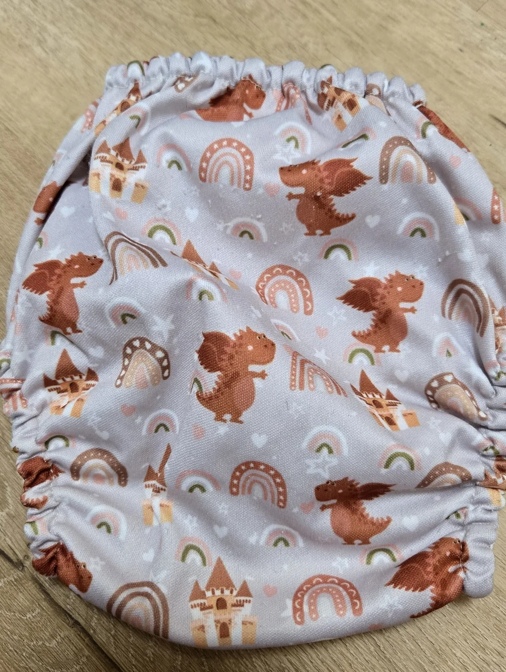 Mama koala one size pocket cloth diaper pink fantasy print